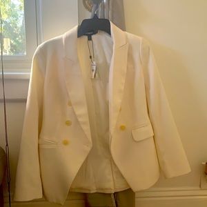 Express ivory blazer. Size S